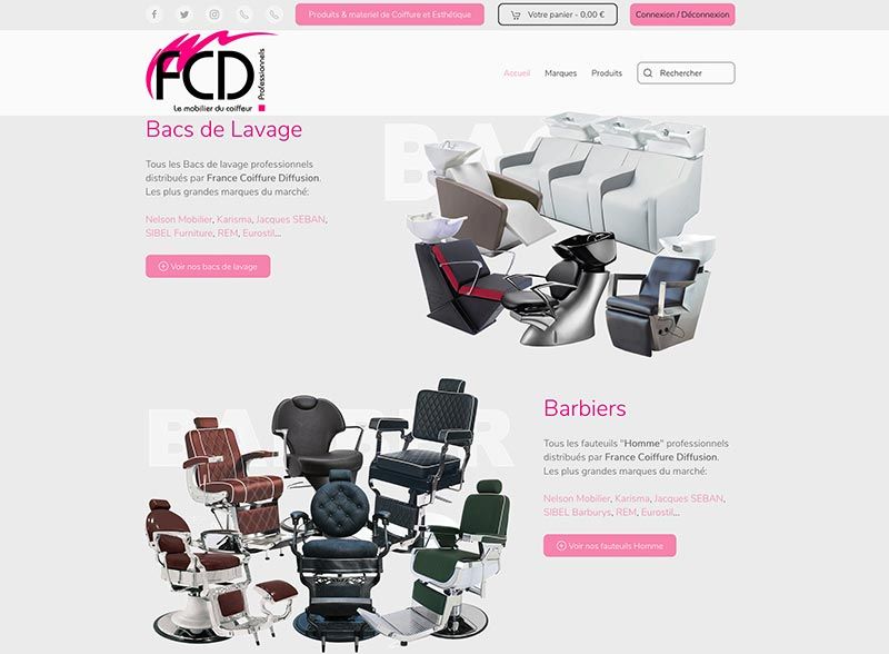 Site Le mobilier du coiffeur